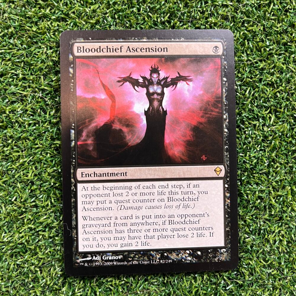 MTG Bloodchief Ascension Zendikar #82 Rare Enchantment Magic The Gathering LP/MP